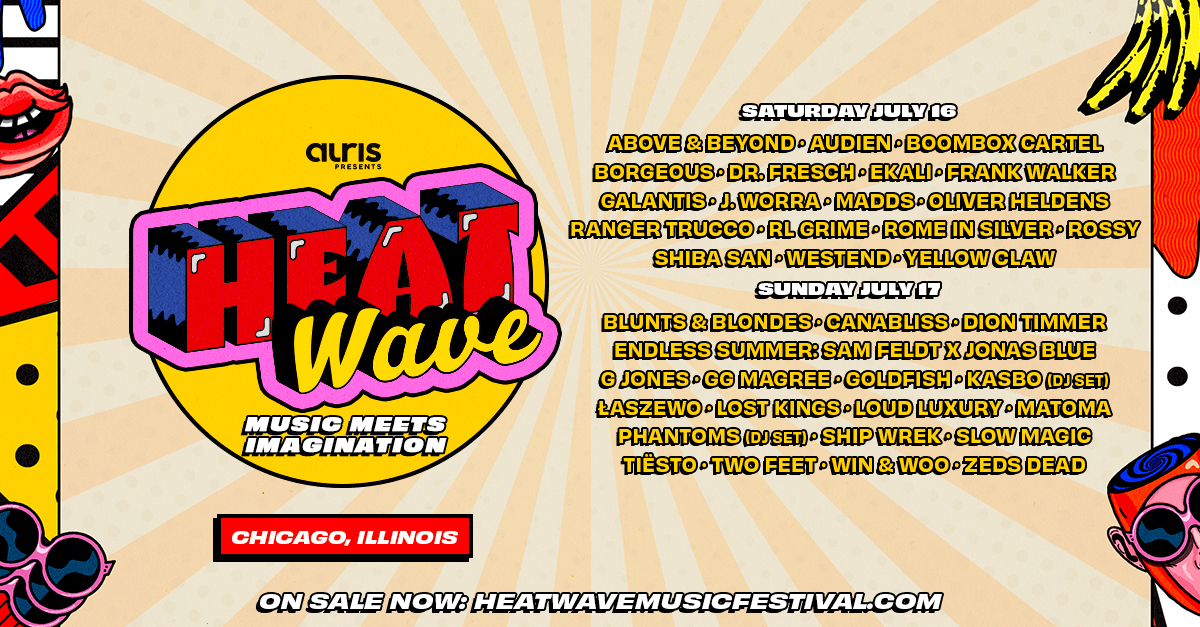 Heatwave Lineup By Day